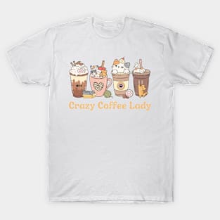 Crazy Coffee Lady T-Shirt